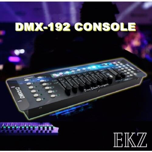 Free Shipping NEW 192 DMX Controller DJ Equipment DMX 512 Console Stage Lighting For LED Par Moving Head Spotlights DJ Controlle