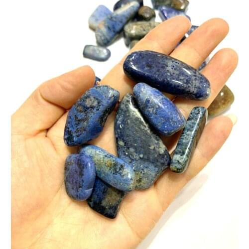 Wholesale 100g Natural Dumortierite Quartz Polished Crystal Gravel Rock Specimen Gemstones Natural