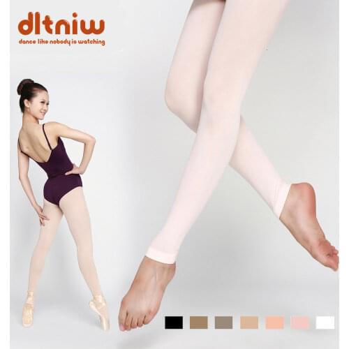 Wholesale SA To XLA Delicate Ballet Dancing Stocking Soft Leggings Footless Tights Lady Panty-Hoss Dance Tights
