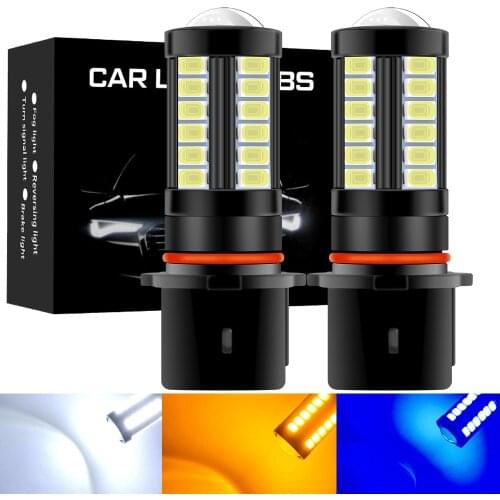 2Pcs H8 H11 Led HB4 9006 9005 HB4 H9 Anti Fog Lights 5730 33LED 1500LM 6000K White Car Driving Running Lamp Auto Leds Bulb 12V