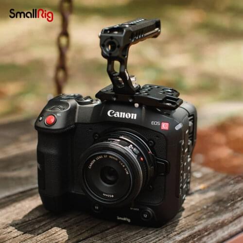 SmallRig Portable Camera handle Kit for Canon C70 Features multiple 1/4-20 threaded holes cold shoes 3190/3189