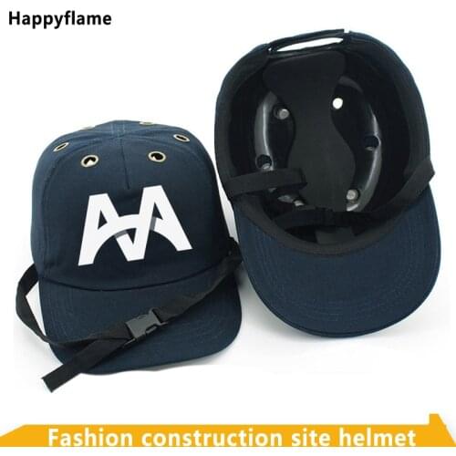 New Safety Cap Helmet Baseball Hat Construction Site Hat for Work Site Wear Head Protection Personal Protective Equipment Unisex