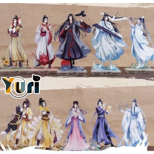 Yuri Grandmaster of Demonic Cultivation Lan Wangji Wei Wuxian BL Figure Stand Toy display Acrylic Official MDZS Cute Gift C