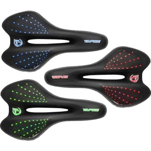 WEST BIKING Bike Saddle Silicone Cushion PU Leather Surface Silica Filled Gel Comfortable Cycling Seat Shockproof Bicycle Saddle