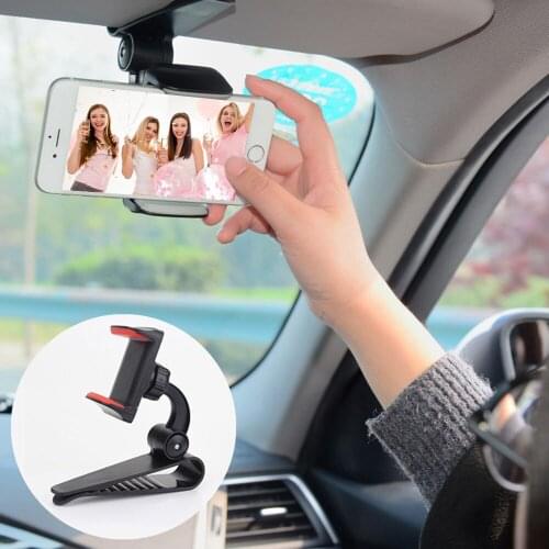 1Pcs Universal Car Sun Visor Phone Holder Auto Navigation Frame Mount Stand Sun Visor Bracket Car Accessories Interior
