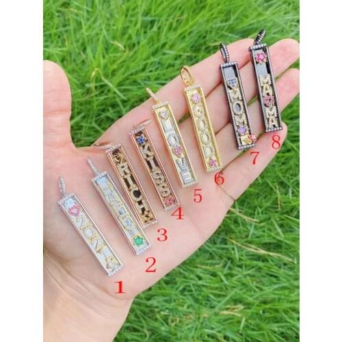 10PCS, 2021 Trendy letters charms pendants DIY name pendants Mens & Womens Jewelry Gift For Her choose letters