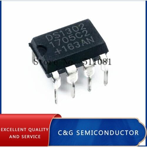 10PCS DS1302N DIP-8 DS1302 1302 Trickle Charge Timekeeping Chip