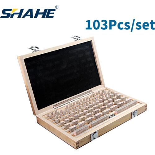 103Pcs/Set 1 grade 0 grade Inspection Block Gauge Test Caliper Blocks Measurement Instruments
