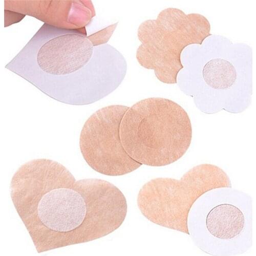 5Pairs Disposable Soft Silicone Nipple Cover Bra Pad Breast Petals Sexy Pasties Intimates Accessories For Girls Women