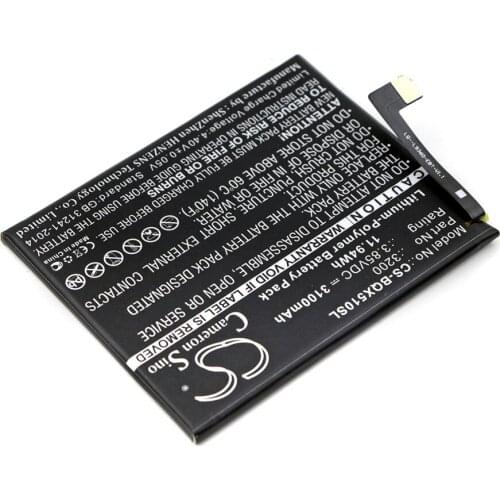 Cameron Sino 3100mAh battery for BQ Aquaris X5 Plus 3200 Mobile, SmartPhone Battery