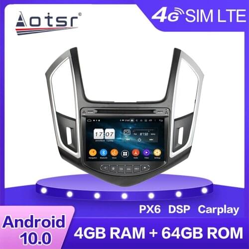 Car Android 10 DVD Player For Chevrolet cruze 2012 - 16 Multimedia Radio Stereo PX6 Auto GPS Navigation 4G LTE WIFI BT Head Unit