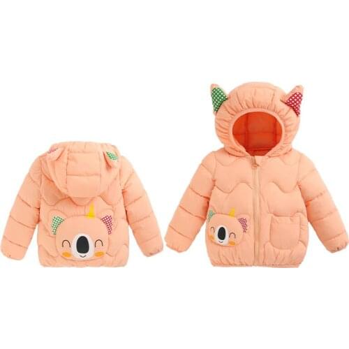 Childrens Winter New Style Cotton-Padded Jacket Casual Fashion Boys And Girls Warm Down Jacket 2-6 Years Old