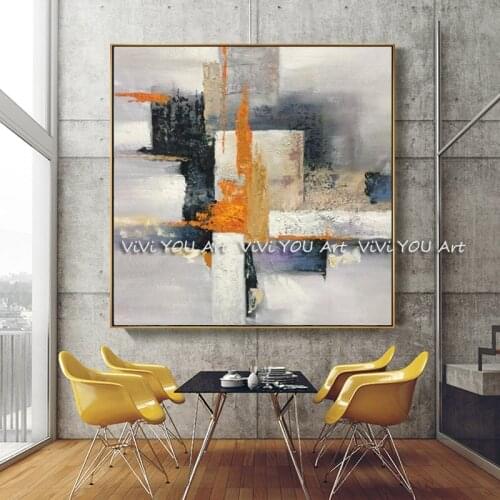 Home Decoration best hand painted Modern Abstract Art Oil Painting Wall Art Canvas Painting wall Picture for Living Room bedroom