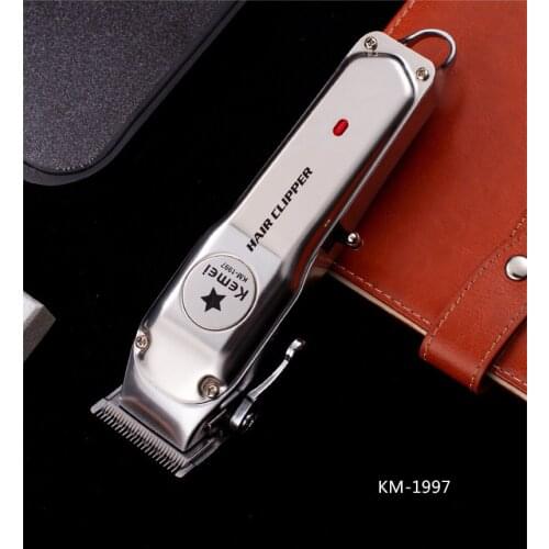 Kemei-1997 All-metal Professional Hair Clipper110-240V Electric Cordless Hair Trimmer rechargeable Hair Cutter Hair Cutting Mac