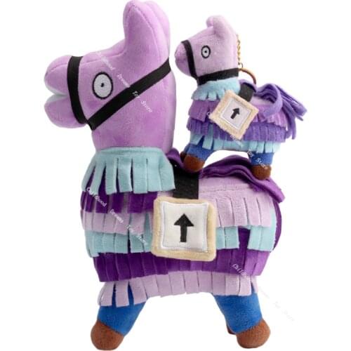 New 20cm Fortnite Game Figure Model Plush Toy Troll Stash Llama Soft Alpaca Rainbow Horse Stash Stuffed Toys Kids Birthday Gifts