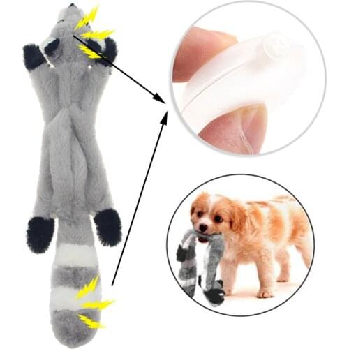 Cartoon animal plush toys squeak penguin cow lion shaped interactive puppy dog chew squeaky whistling involved squirrel pet toys