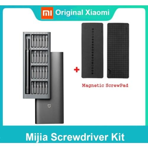 Xiaomi MIJIA Wiha Screwdriver Set 24 in 1 Torx Multifunctional Opening Repair Tool Kit Box Aluminum Precision Magnetic Daily Use