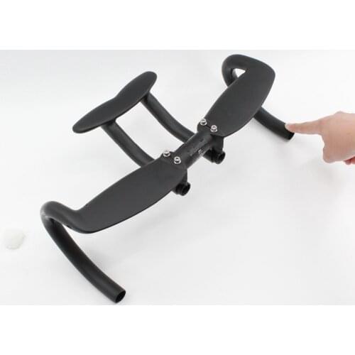 New arrival Road bicycle time trial triathlon matte UD full carbon fibre extended TT style rest bike handlebar Free shipping