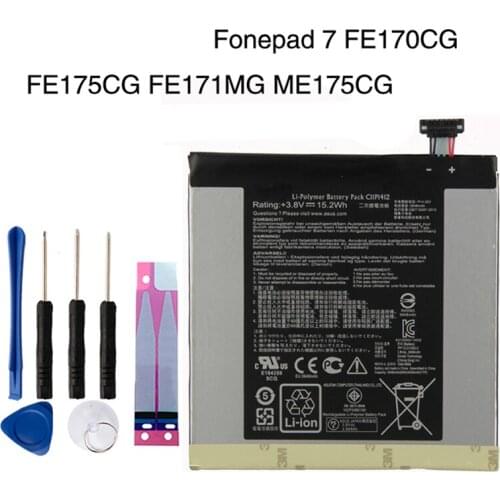 Orginal C11P1412 Battery For ASUS Fonepad 7 FE170CG FE175CG FE171MG ME175CG 3910mAh