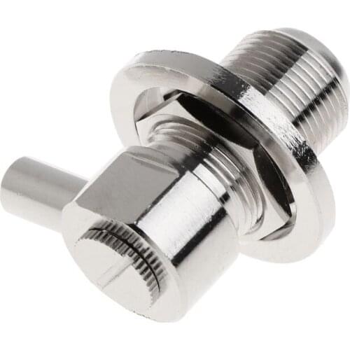 SO239 UHF Female Right Angle RF Connector For RG58 RG142 LMR195 Coaxial Cable