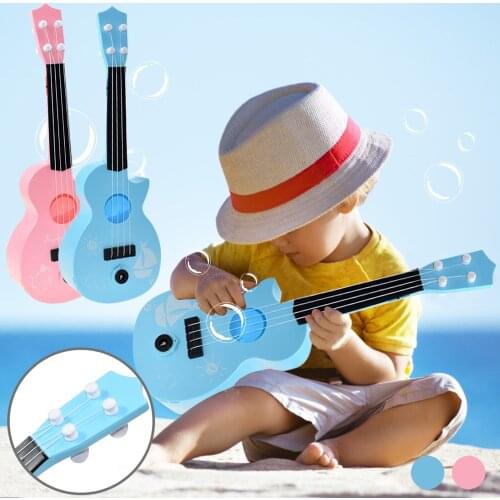 Bubble Machine Gun Blower Toy Ukulele Beginner Guitar Toy Bubble Machine Water 100ml Pomperos Outdoor Toy For Children