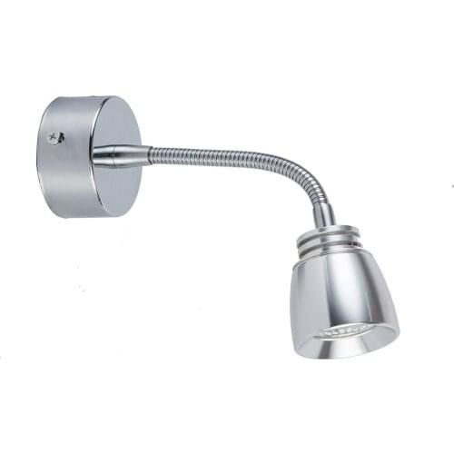 Adjustable LED Track light 3W Ceiling Spot Lights for Bedroom indoor Lighting Twisted Flexible Metal Led Wall Light Down