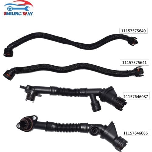 Breather Crankcase Vent Valve Hose Pipe To Intake - Cylinders For BMW X6 X5 550i 650i 750Li 750i GT xDrive Alpina B7 4.4L V8