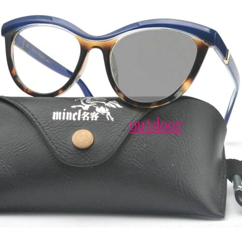 Transition sunglasses Reading Glasses Women Leopard Progressive Multifocal Presbyopia Eyewear Photochromic Magnifier UV400 NX