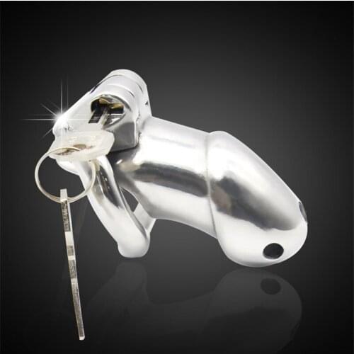 Standard 90mm*33mm 316L Stainless Steel Male Chastity Device,Metal Cock Cage,Chastity Belt,Penis Rings,BDSM Sex Toys For Man