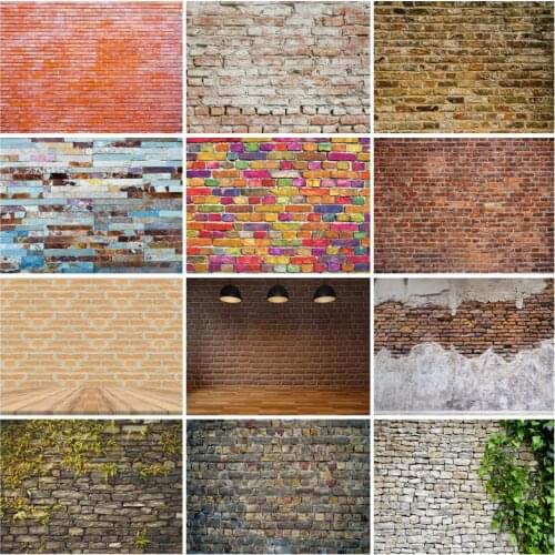 Vintage Brick Wall Backdrop Vinyl Photography Backdrops Photographic Background For Photo Studio Props 210327CAZ-03