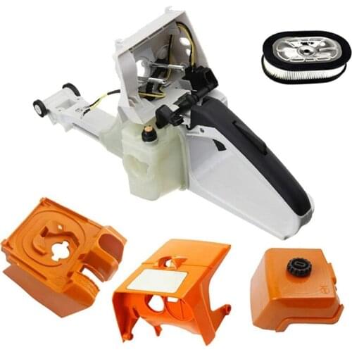 Rear Handle Fuel Tank Air Filter Cover & Shroud Top Cover for STIHL MS440 Chainsaw