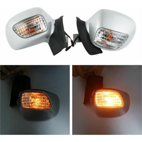 Motorcycle Rear View Mirrors Clear Signal Lens For Honda Goldwing GL 1800 2001-2017