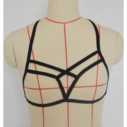 Cage bra Sexy Harness Underwear Set Garter Belts Women Live show Straps Garter Body Belts Waist Body Bondage Fetish