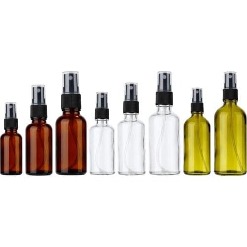 1X 30/50/100ml Empty Bottle Brown Glass Essential Oil Mist Spray Container Bottle Refillable Jar Cosmetic Atomiser Tool TXTB1