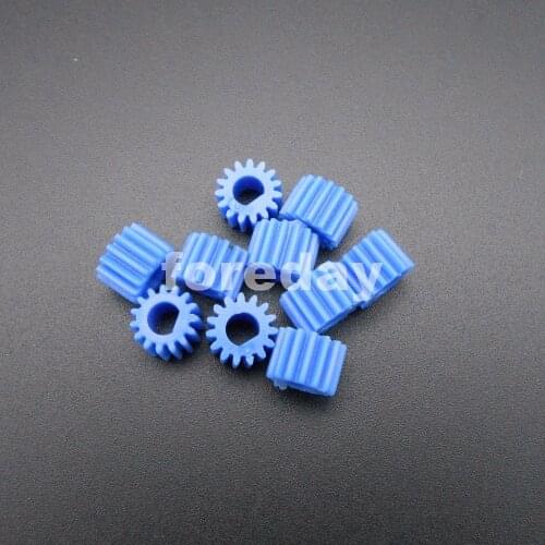 10PCS 15T 4MM D-Shape Blue Plastic Spur D Gear 0.5 Modulus Teeth =15 Aperture: 4mm for D-shaft D-motor *FD494X10