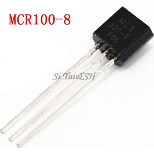 10PCS MCR100-8 100-8 TO92 MCR100 TO-92 new and original IC Chipset