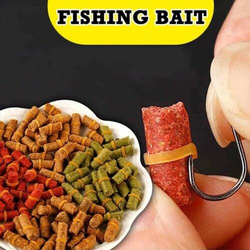 100pcs Set Artificial Carp Bait River Sea Fishing Tackle Carp Fish Baits Fresh Scent Crucian Grass Lures Fishing Bait