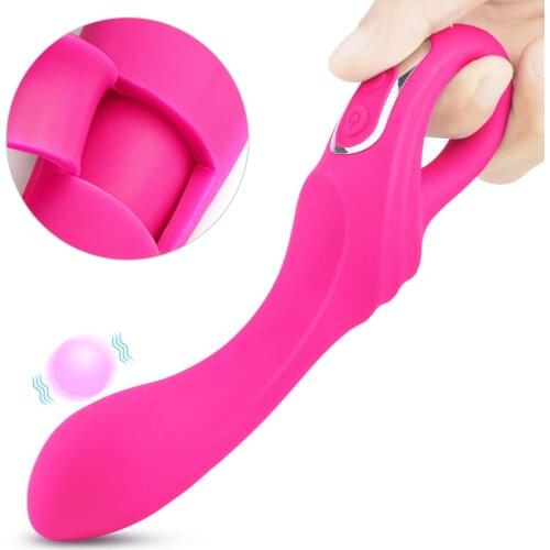 18 modes of double silicone vibrator G-spot liquid modeling double vibration female vagina clitoris silicone waterproof toys