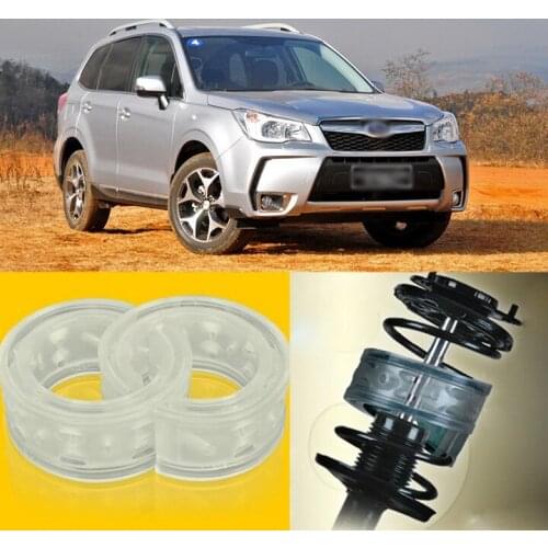 2pcs Power Front /Rear Shock Suspension Cushion Buffer Spring Bumper For Subaru Forester