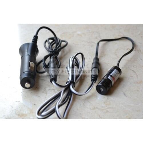 650nm 200mw Red Laser Line Module 12V with Cigarette Lighter Socket for Vehicle