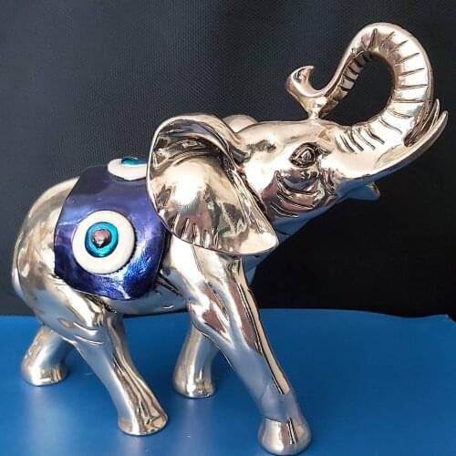 925 Sterling Silver Plated COLORED NO 1 FIL (BİG)