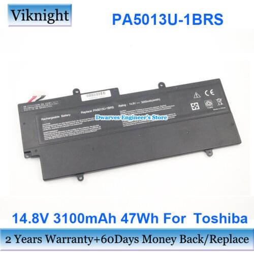 PA5013U-1BRS Battery for Toshiba Portege Z830 Z930 Z835 Z935 Z830-10P PA5013 PA5013U PA5013U-1BRS Laptop Battery 3000mAh 47Wh