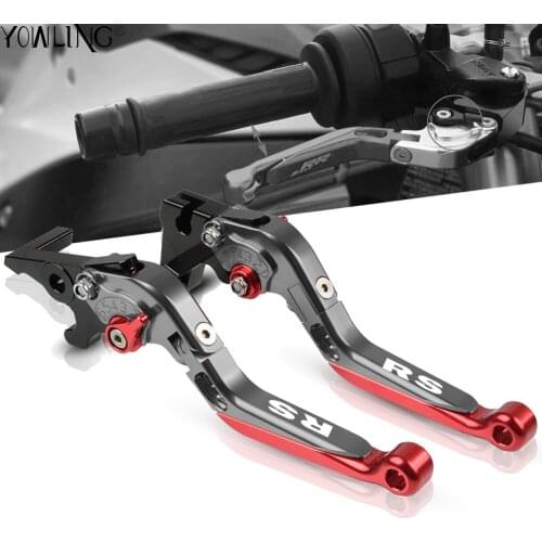 Motocycle Accessorise CNC Aluminum Adjustable Extendable Folding Brake Clutch Levers For Aprilia RS50 2007-2013 RS125 2002-2012