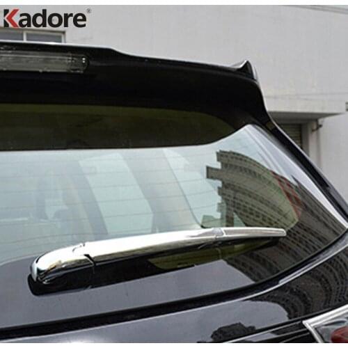 For Toyota Highlander Accessories Chrome Rear Window Wipers Cover Trims Car Tail Wiper Strip 2015 2016 2017 2018 2019