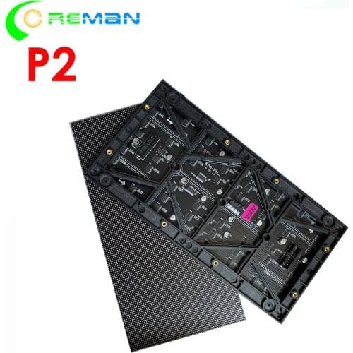 Ali express HD video wall p2 led module , full color p2 led screen module 256 x 128mm , Shenzhen coreman led factory p2 module