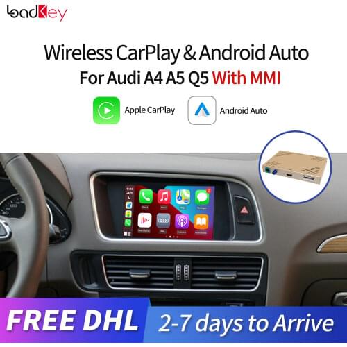 LoadKey For Audi Decoder Wireless Carplay A4 A5 S5 Q5 MMI car Multimedia carplay Wireless Mirrorlink Apple Carplay/Android Auto