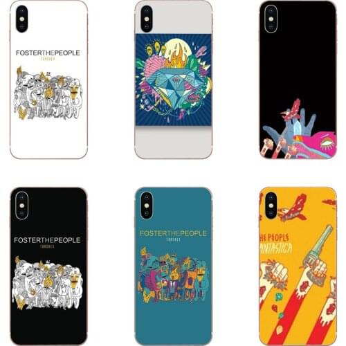 For LG G7 ThinQ G5 G6 K50 K40 K8 Q7 Q60 V40 V30 V20 V10 2018 Power 2 3Q Stylus TPU Case Capa Cover Pop Band Foster The People