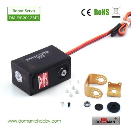 1pcs/lot DM-RS2013MD metal gear 20kg.cm torque 270 degree digital rc robot servo