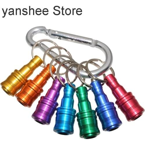 1 / 4 inch hex shank screwdriver holder bit extension lever Keychain screw adapter bit manual shift screwdriver