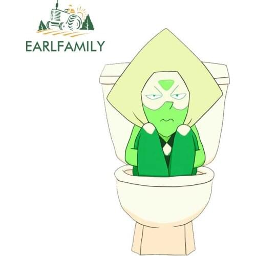 EARLFAMILY 13cm x 7.5cm for Steven Universe Anime Car Stickers Vinyl Surfboard Laptop Decals Personality RV Car Door Protector